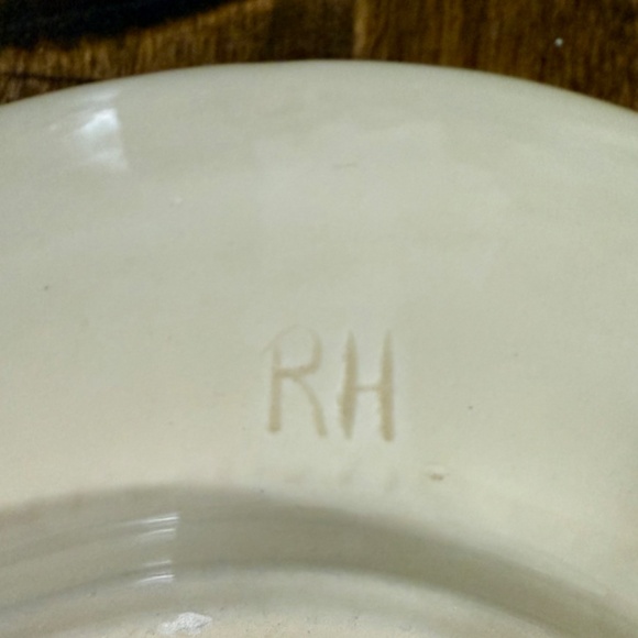 Atlantic Mold Pottery Wall Plaque, Hand-painted VINTAGE - Picture 4 of 8